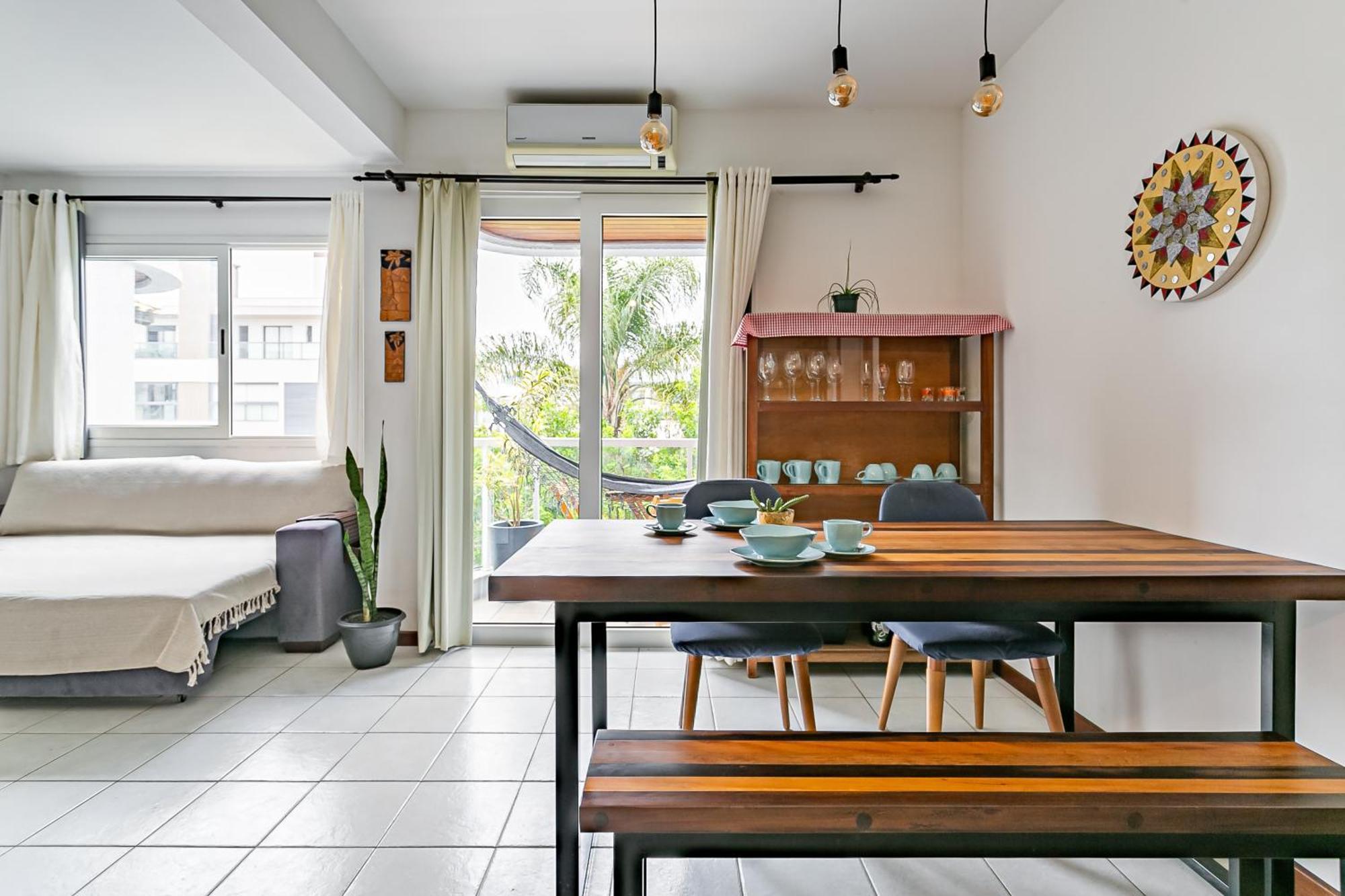 Apartamento Top No Novo Campeche, Completo, Luminoso, A 50 M Da Praia Florianópolis Exteriör bild