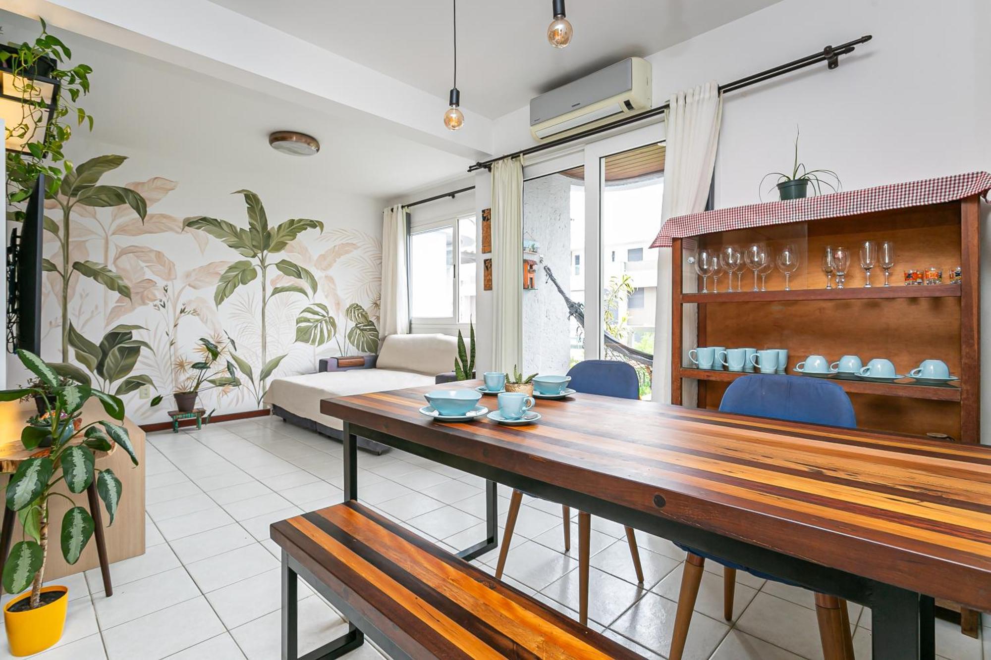 Apartamento Top No Novo Campeche, Completo, Luminoso, A 50 M Da Praia Florianópolis Exteriör bild